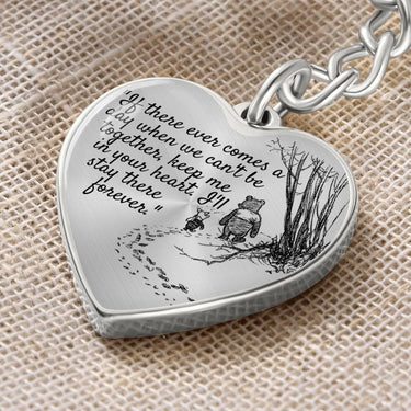 If There Ever Heart Keychain - Love You This Much